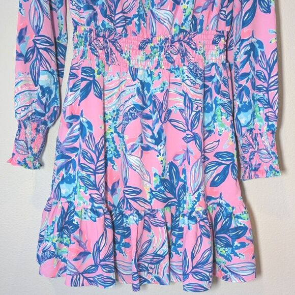 Lilly Pulitzer Cristiana Stretch Dress in Lilac Rose - Picture 11 of 14